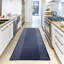 Tapis bleu touffeté à motif géométrique Everino-34179799