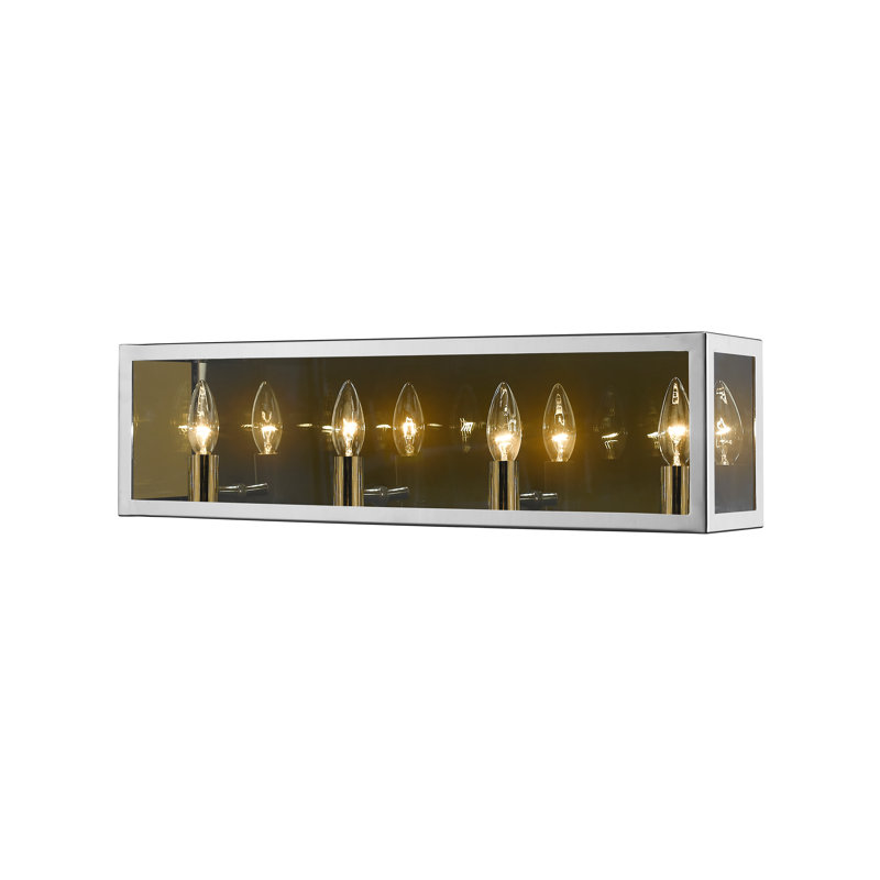 Éclairage pour meuble-lavabo 4 lumières Raimar, Chrome