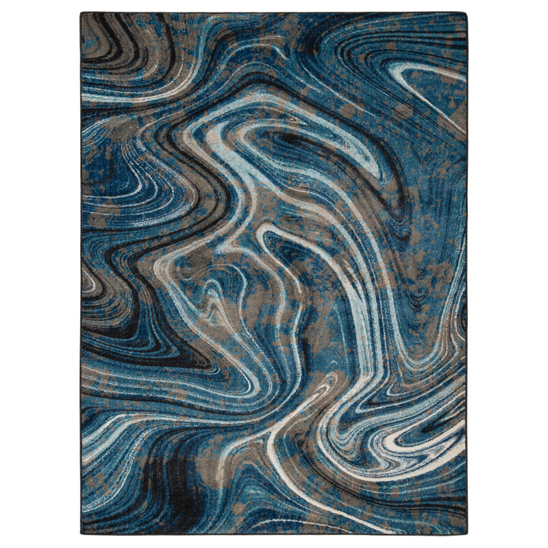 Deamer Southwestern Indoor Rug, Rectangle 9'2" x 12'6"