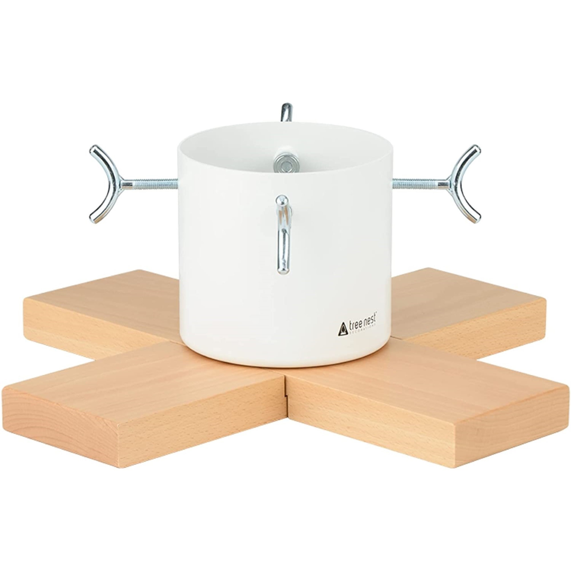 Christmas Live Tree Stand, White