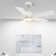 52'' Ceiling Fan with LED Lights