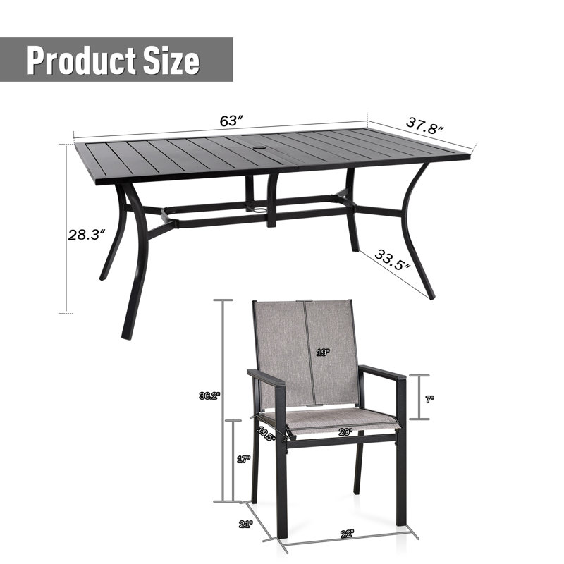 Patio Dining Set with