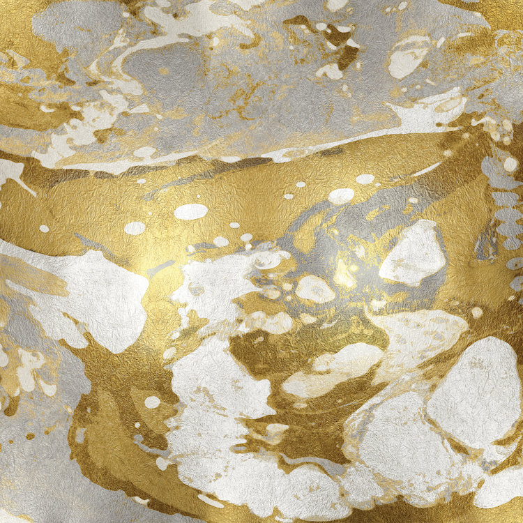 «Marbleized», reproduction sur toile, H 18 po x l 18 po x P 1,5 po, Toile tendue, Pas de tapis