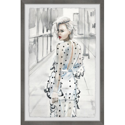 See-through Polka by Parvez Taj - 1 Piece Single Picture Frame Painting