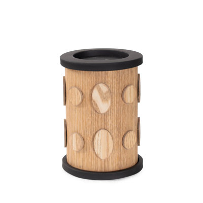 Robin Baron Winfield Wooden Candle Holder- Medium