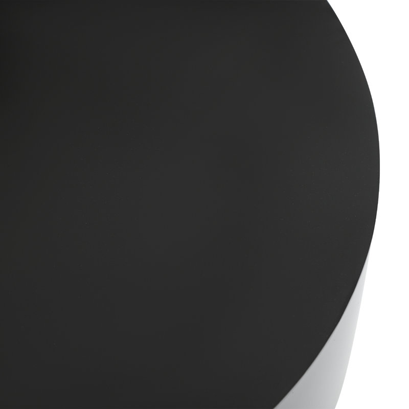 Round Display Pedestal Stand, Black