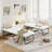 75'' x 31'' Folding Bed w/ Memory Foam Breathable Mesh & Heavy-Duty Metal Frame