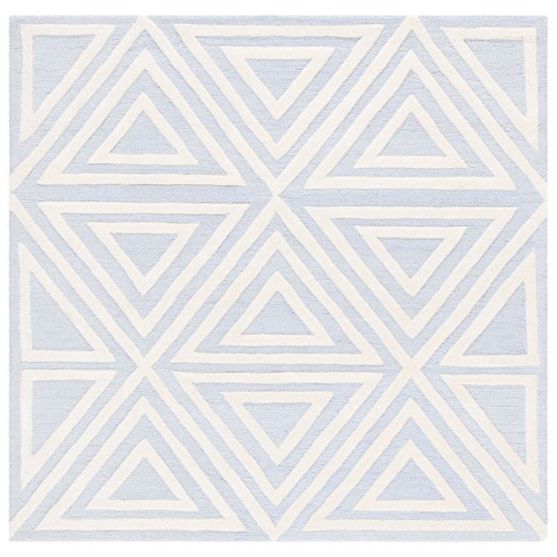 Krystyna Hand Tufted Wool Rug, Square 5'