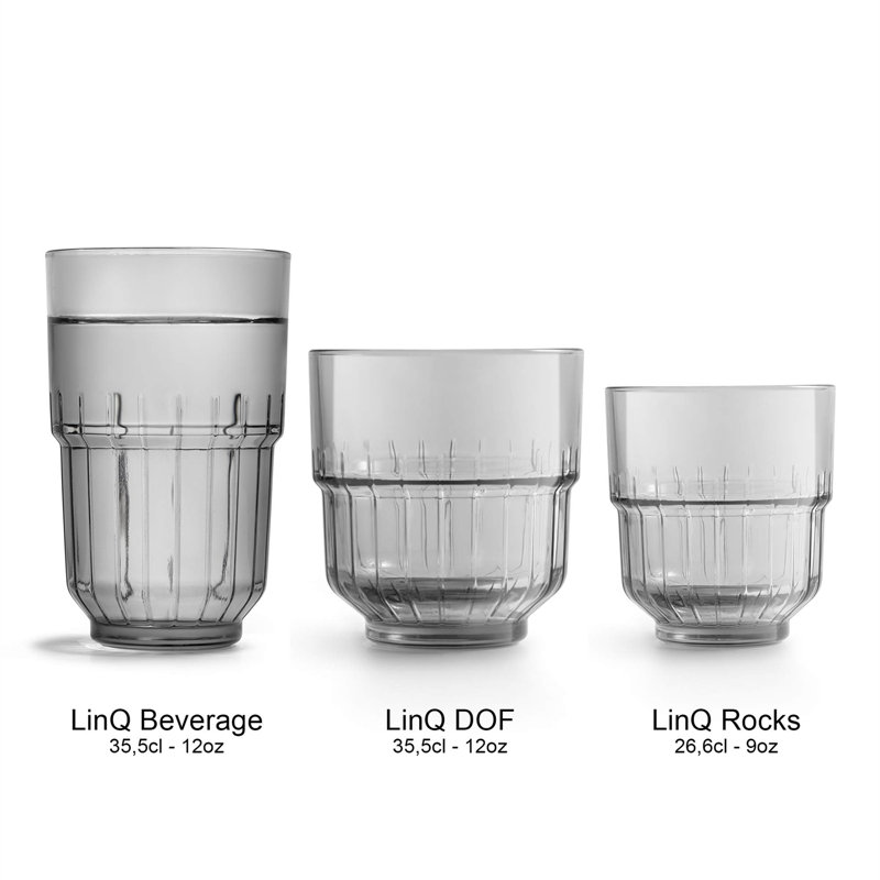 Hensen 355ml Drinking Glass Set