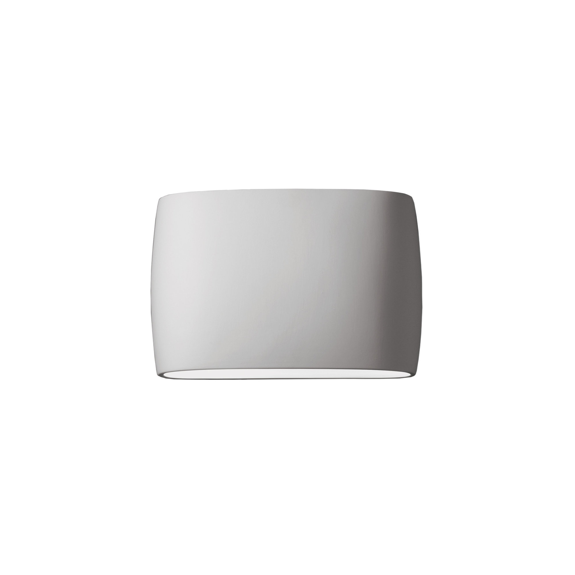 Logan Outdoor Ceramic Wall Light, LED, 9.75" H x 16" W x 4" D, Bisque
