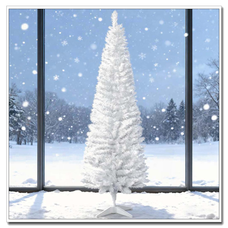 Arbre de Noël blanc