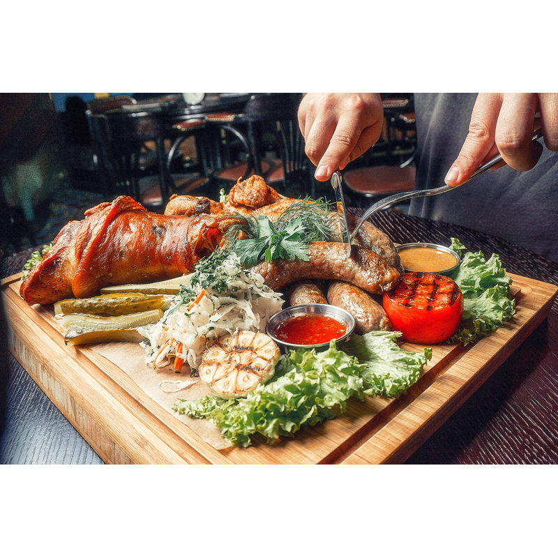 Meat by Vitaly - Wrapped Canvas Print, 81cm H x 122cm W