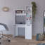 Bureau d'ordinateur Dumas, bureau, blanc