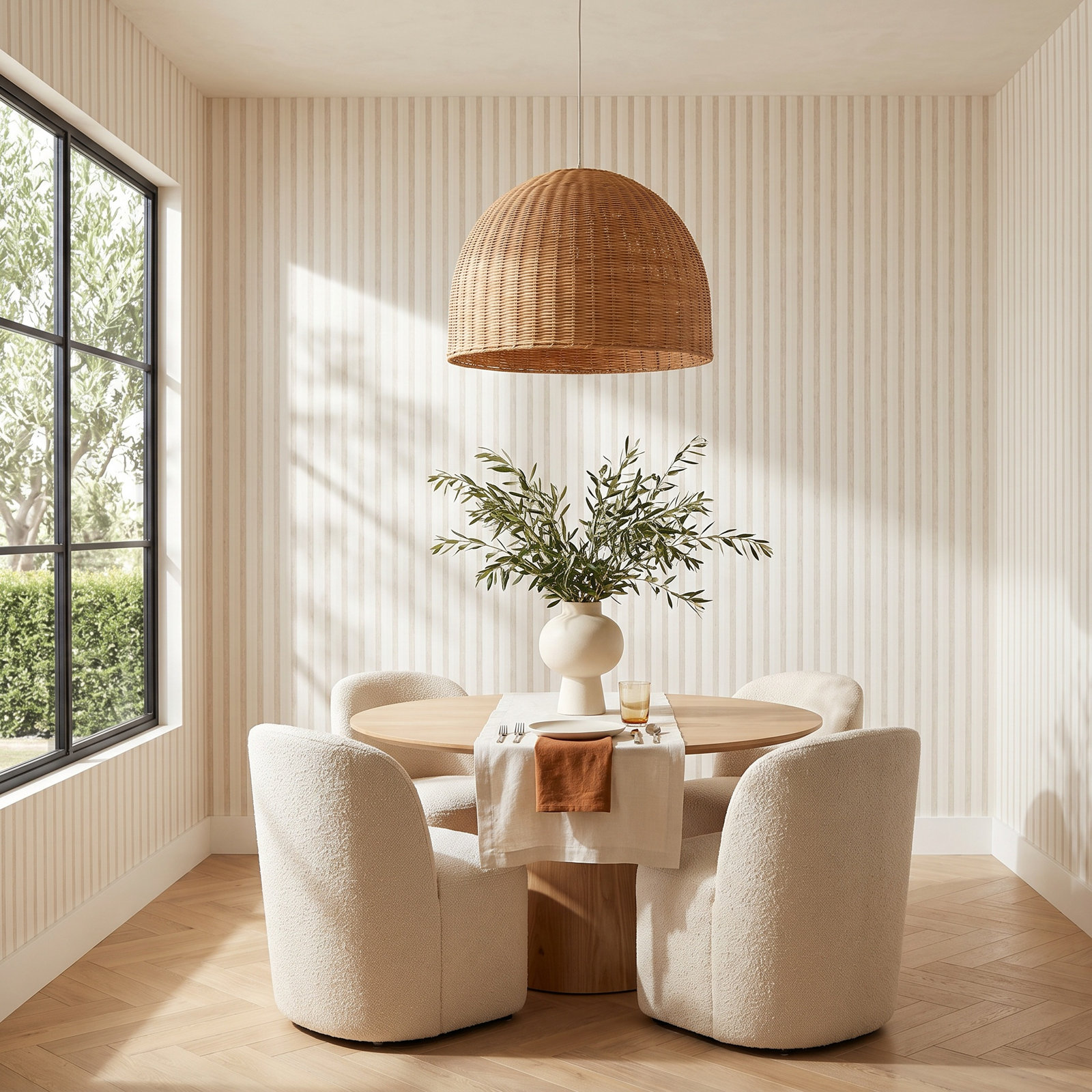 Textured Linen Wallpaper Roll
