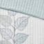 6 pièces courtepointe bleu très grand / très grand avec coussins brodés, microfibre florale, réversible, broderie classique-117583641-117583640