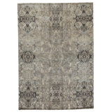 Hand Woven Silk and Wool Moroccan Area Rug