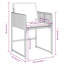 vidaXL Outdoor Dining Chair Set with Cushions in Multiple Colours-135006418-135006422