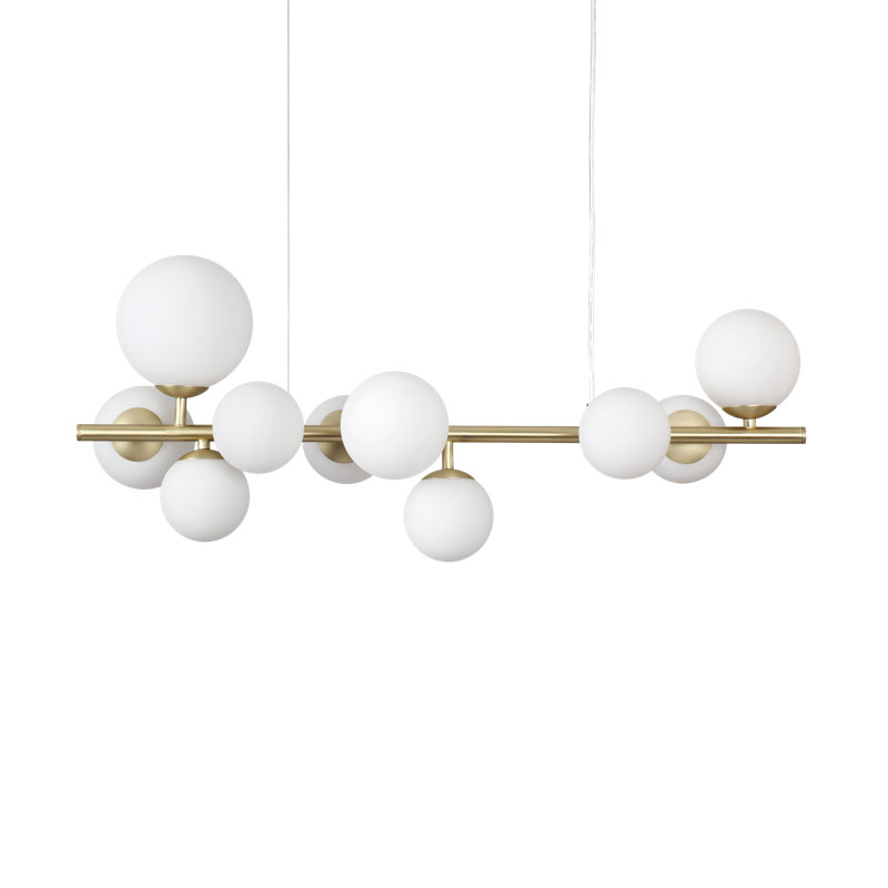 10 - Light Brown LED Kitchen Island Pendant