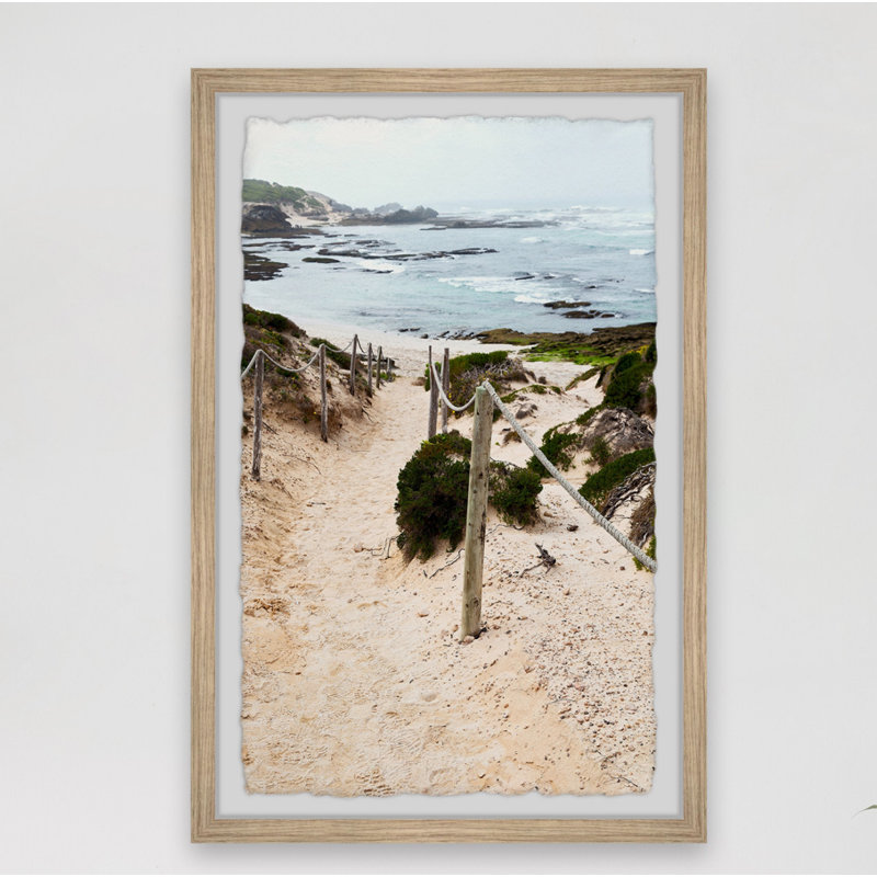 Coastal Bay - Photographie avec cadre photo, H 24 po x l 16 po x P 1,5 po