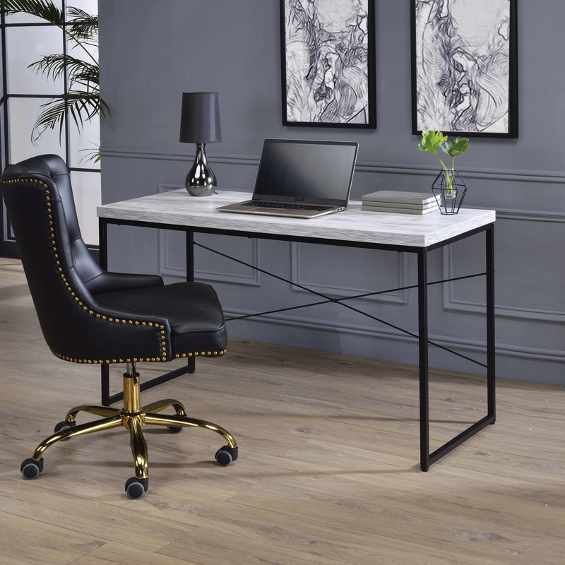 Rotem Desk, Antique White/Black Duplicate
