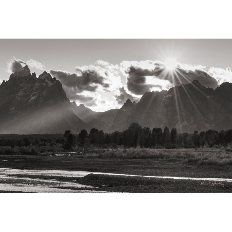 Snake River 1 Piece Wall Art on Canvas, 20cm H x 30cm W x 3.8cm D
