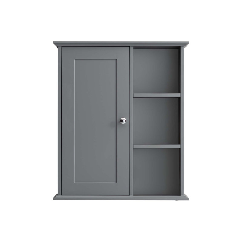 Armoire murale de salle de bain, Gris