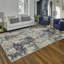 Tapis d'intérieur moderne patiné Majestic Mignone-61427978
