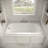66'' x 34'' Acrylic Soaking Drop-In Bathtub, Drain Included-97544776
