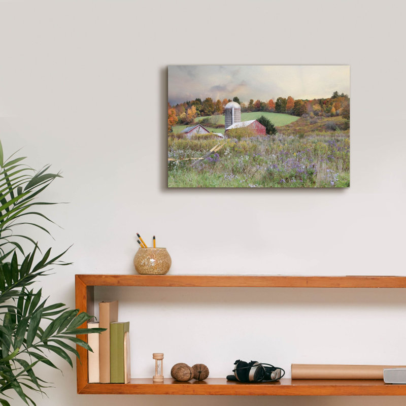 «Alorgandre Autumn Drive» par Lori Deiter, H 12 po x l 18 po x P 0,75 po