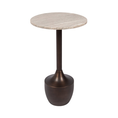 Dumont Round Marble Side Table