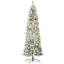 Sapin de Noël artificiel mince 7,5 pi