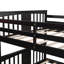 Lit superposé avec échelle pour chambre à coucher, mobilier de chambre d'amis-2097460504