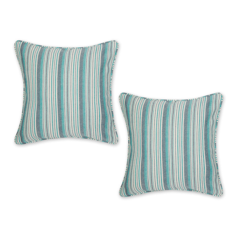 Housses de coussin en coton recyclé Barn, Bleu sarcelle