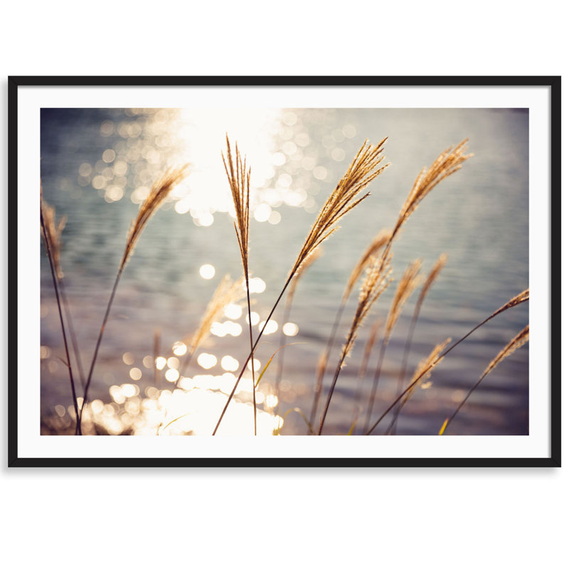 Autumn Wild Print by Carly Tabak, Black Framed, 18" H x 25" W