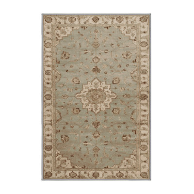 Tapis brun Afyon lavable à la machine
