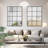 Rectangular Windowpane Wall Mirrors-1699580448