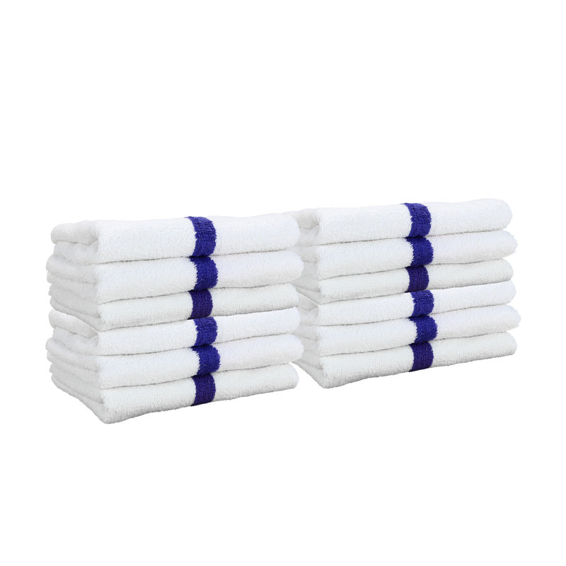 Power Gym Hand Towel 16x27 (Pack of 12), Blue