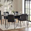 Dagon Stone Top Dining Table with Stainless Steel Base-1048822212-1048822213