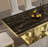 Stylish Dining Table With Tempered Glass Top
