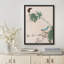 «Delicate Bird and Bamboo with Butterfly in Nature-Inspired Art», affiche rustique encadrée-104788198-104788202
