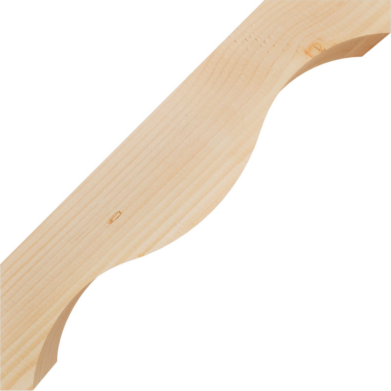 Attelle de genou Funston, Sapin de Douglas, Lisse, H 20 po x l 3,5 po x P 20 po