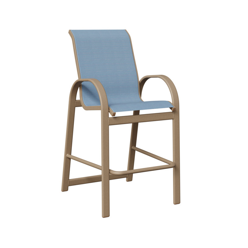 Fauteuil de bar berlinois Berlin Gardens, Dupione près de la piscine, Chêne veiné de bois