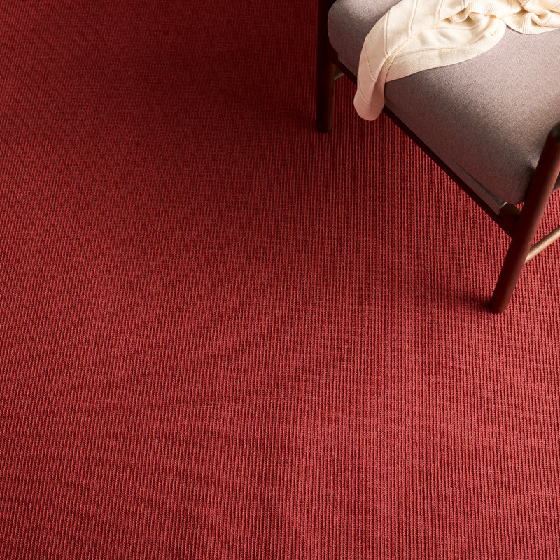 Tapis en sisal / jute Martha Stewart, Rouge, Rectangulaire 8 pi x 10 pi