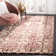 Geometric Handmade Tufted Wool Beige/Maroon Area Rug
