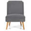 Chaise d'appoint en velours de 23,5 po de largeur-1625208732