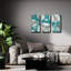 « Industrial I Teal » de Michael Mullan, triptyque mural, 91,4 cm x 61 cm-726563636