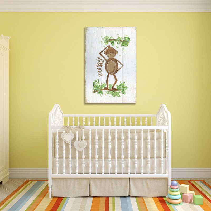 « happy singe », art sur toile, H 36 po x l 24 po x P 1,5 po