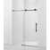 56–60" W x 76" H Frameless Bypass Single Sliding Shower Door with Explosion-Proof Clear Glass