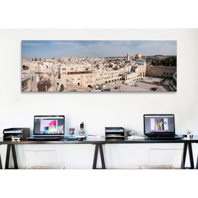 " Tourists Praying At A Wall, Wailing Wall, Dome Of The Rock, Temple Mount, Jerusalem, Israel #2 " by Panoramic Images