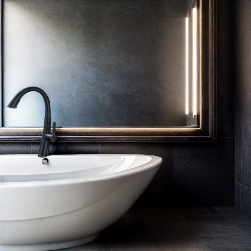 MONSFEST Kitchen Faucet, Matte Black